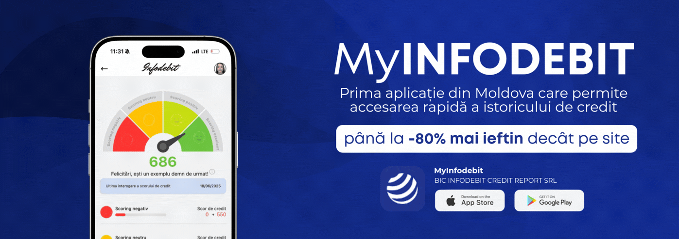 Acces la istoria și scorul de credit direct în telefon. Oricând ai nevoie