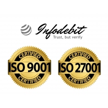 Auditul calității reconfirmă certificarea INFODEBIT pentru standardele ISO 9001 și ISO 27001